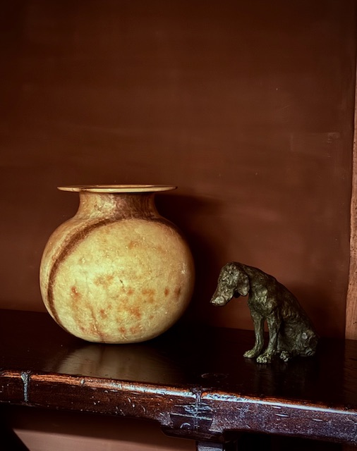 alabaster vase ca 1900