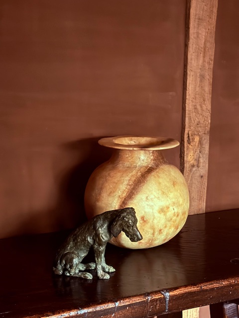 alabaster vase ca 1900