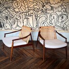 armchairs by Hartmut Lohmeyer for Wilkhahn