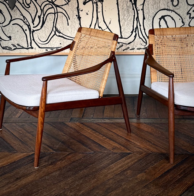 armchairs by Hartmut Lohmeyer for Wilkhahn