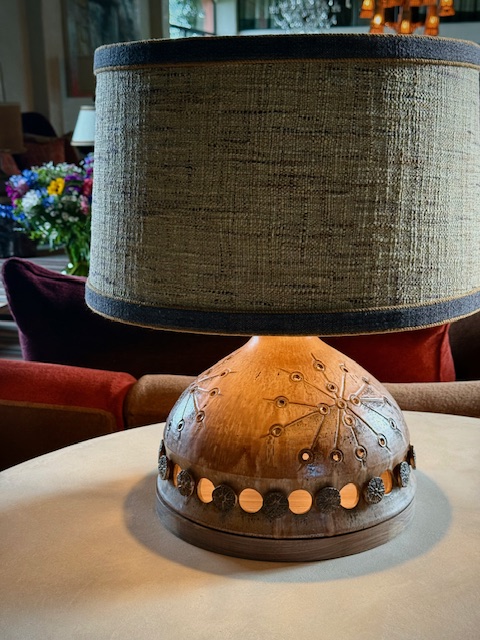 ceramic lamp 1960's