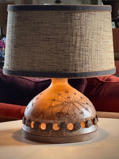 ceramic lamp 1960's