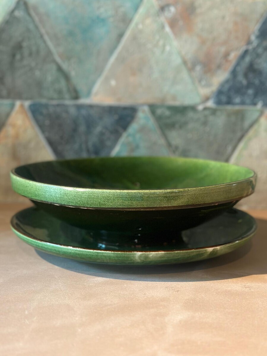 ceramic strainer and ceramic bowl