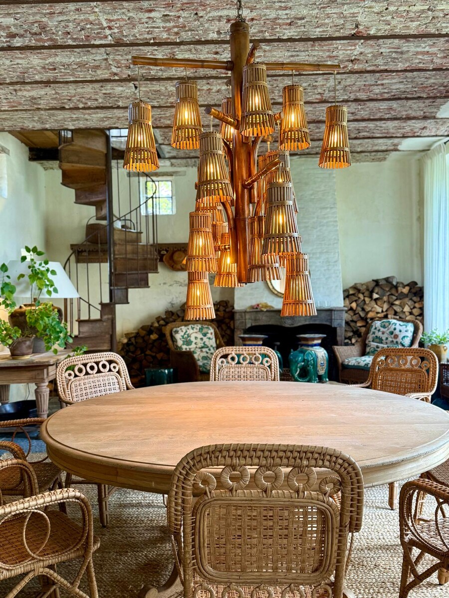 Chandelier bamboo