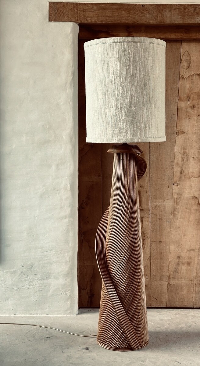 Floorlamp rattan