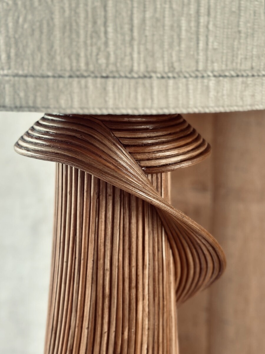 Floorlamp rattan