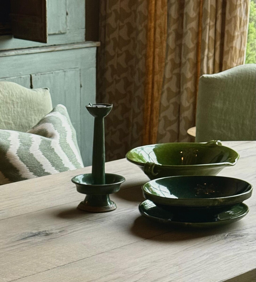Green ceramic set