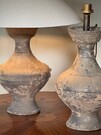 pair Han Dynasty vases 
