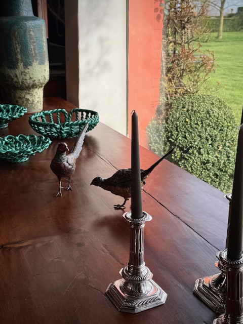 paire Vienna Bronze pheasants by workshop of Frans Xavier Bergmann