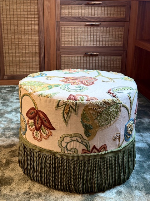 round pouf BG Home Collection