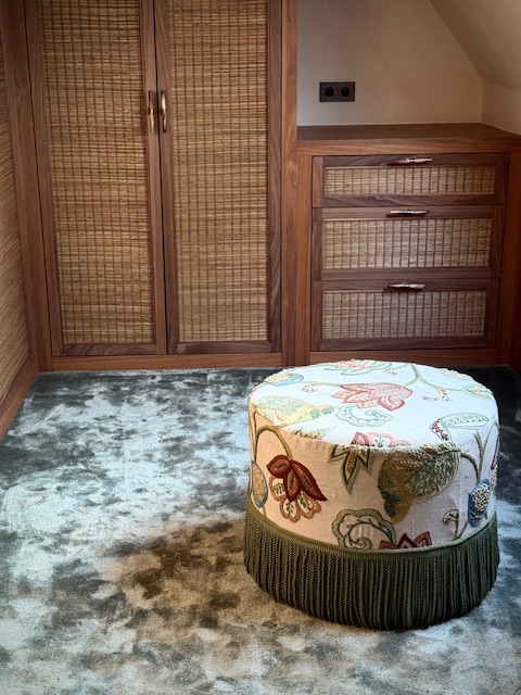 round pouf BG Home Collection