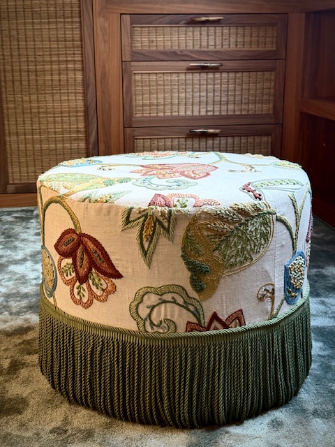 round pouf BG Home Collection