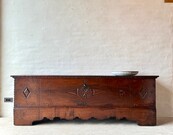 Walnut cassapanca Italy 17th C