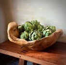 Wooden organic bowl